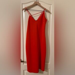 Marciano Elegant Coral-Red Dress